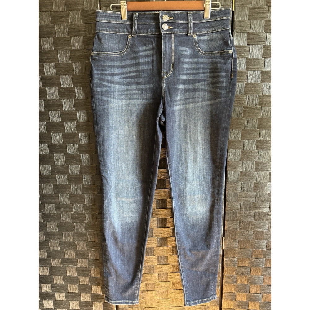 Maurices Super High Rise Womens Medium Reg Skinny Jeans Jegging